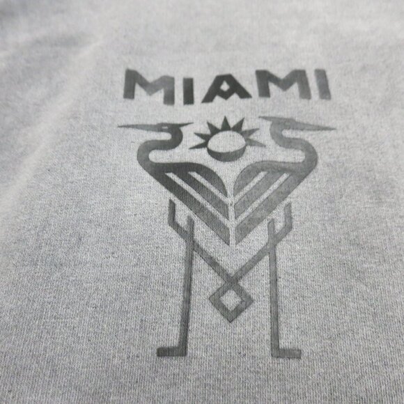 Club International De Futbol Miami MMXX Long Sleeve Hoodie Gray New L, XXL - Picture 2 of 7